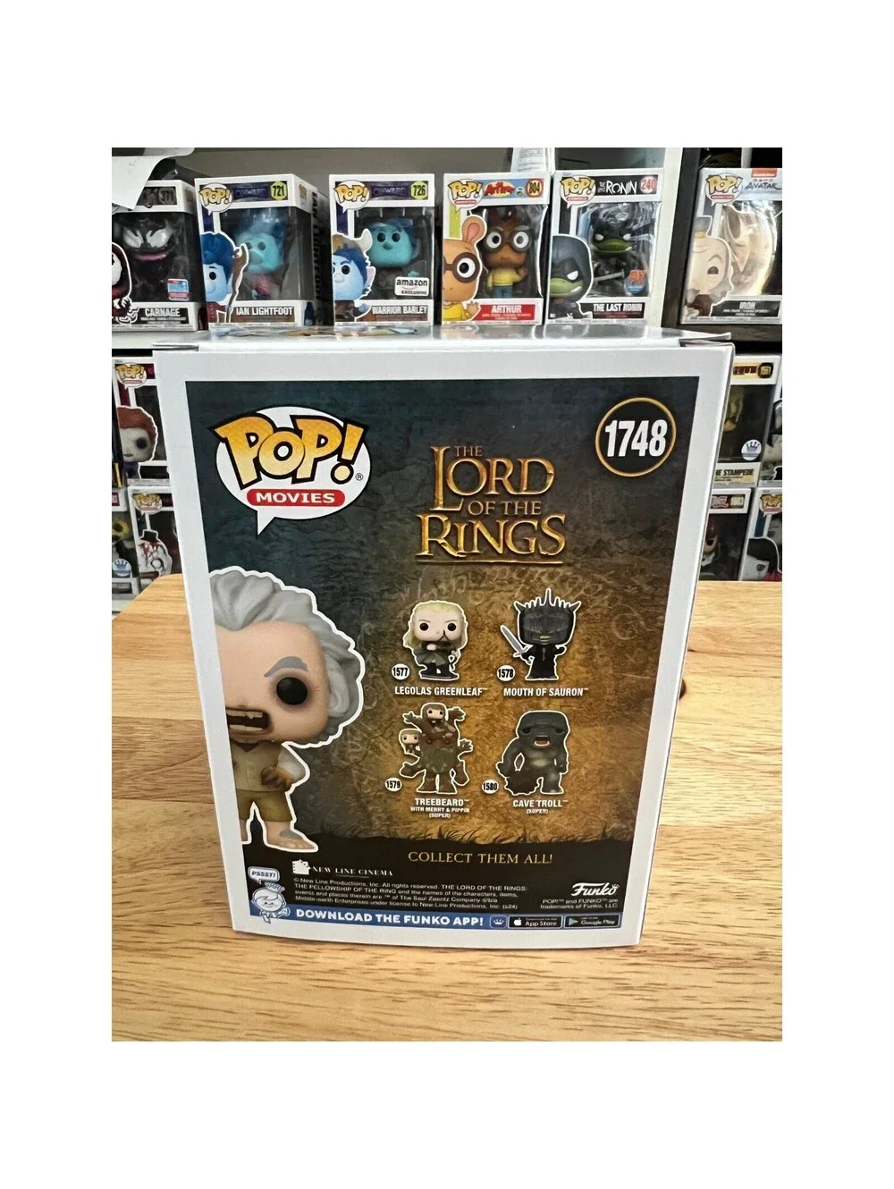 EXCLUSIVE LIMITED CHASE Possessed Bilbo Baggins Funko Pop #1748 LOTR Lord Rings